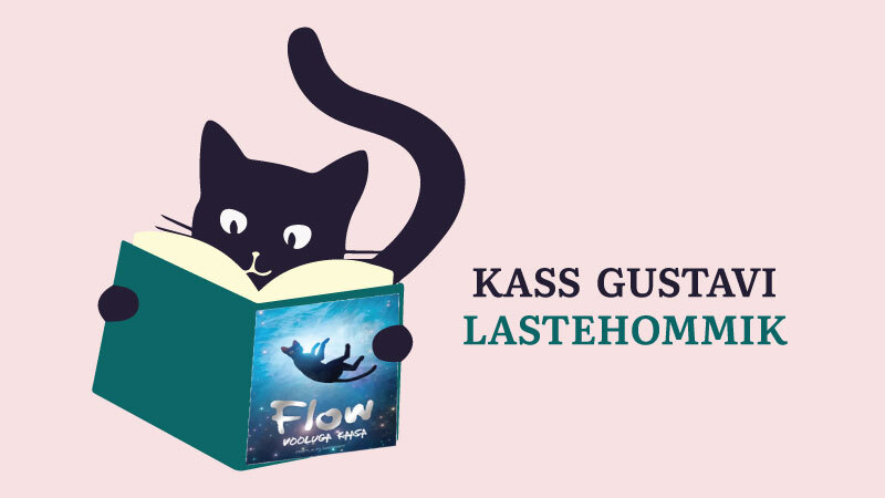 Kass Gustavi lastehommik Pärnu Rahva Raamatus