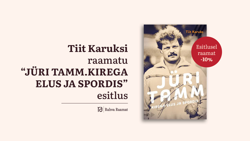 Raamatu "Jüri Tamm. Kirega elus ja spordis" esitlus