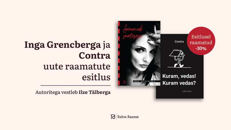 Contra veidra eesti-läti-eesti sõnaraamatu ja Inga Grencberga romaani „Armunud saatusesse“ esitlus