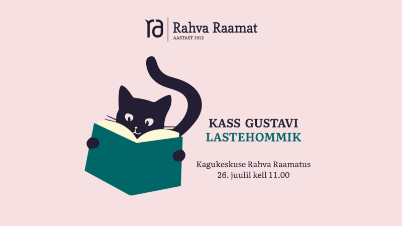 Kass Gustavi lastehommik Võru Kagukeskuse Rahva Raamatus