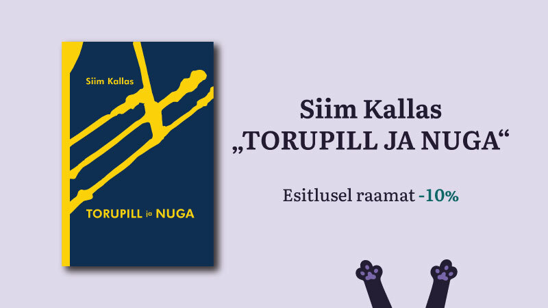 Siim Kallase raamatu "Torupill ja nuga" esitlus