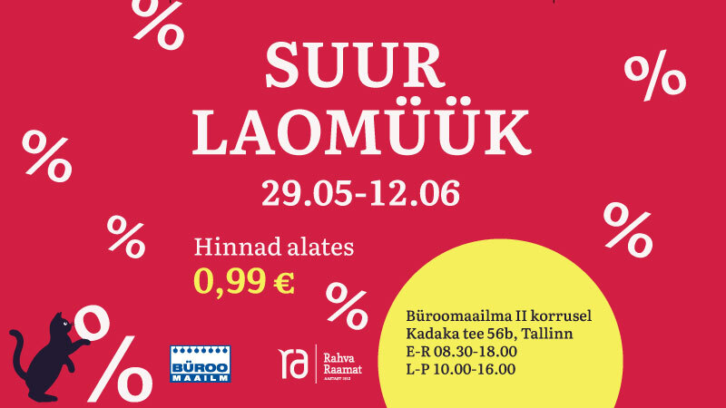 Rahva Raamatu suur laomüük Büroomaailmas 29.05-12.06